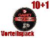 Vorteilspack 10+1 Flachkopf Diabolos Gamo Training Match Classic Kaliber 5,5 mm 1,0 g geriffelt 11 x 250 Schuss